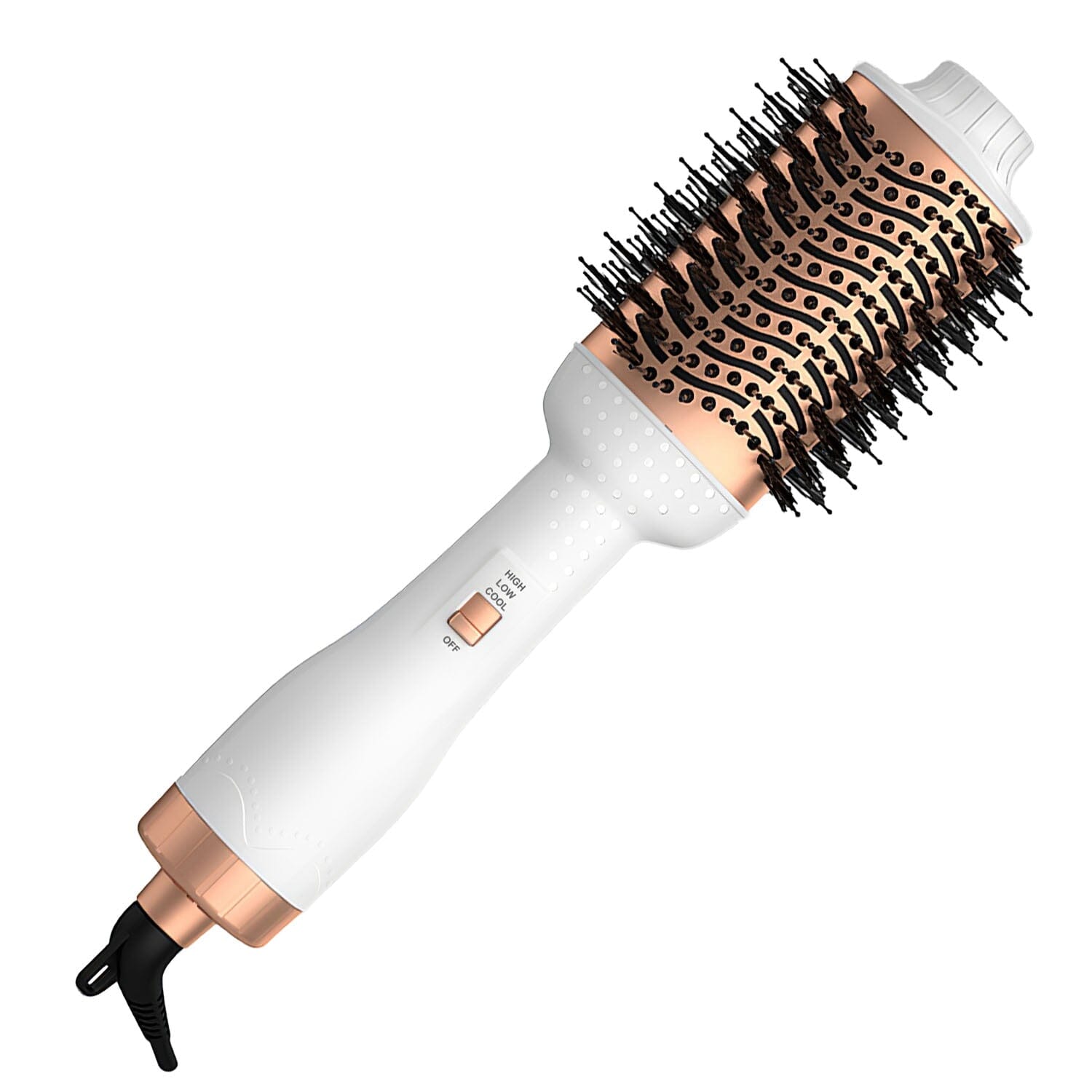 4-in-1 Hari Dryer Brush Curling Styler Volumizer Straightener Negative Ion Anti-Frizz