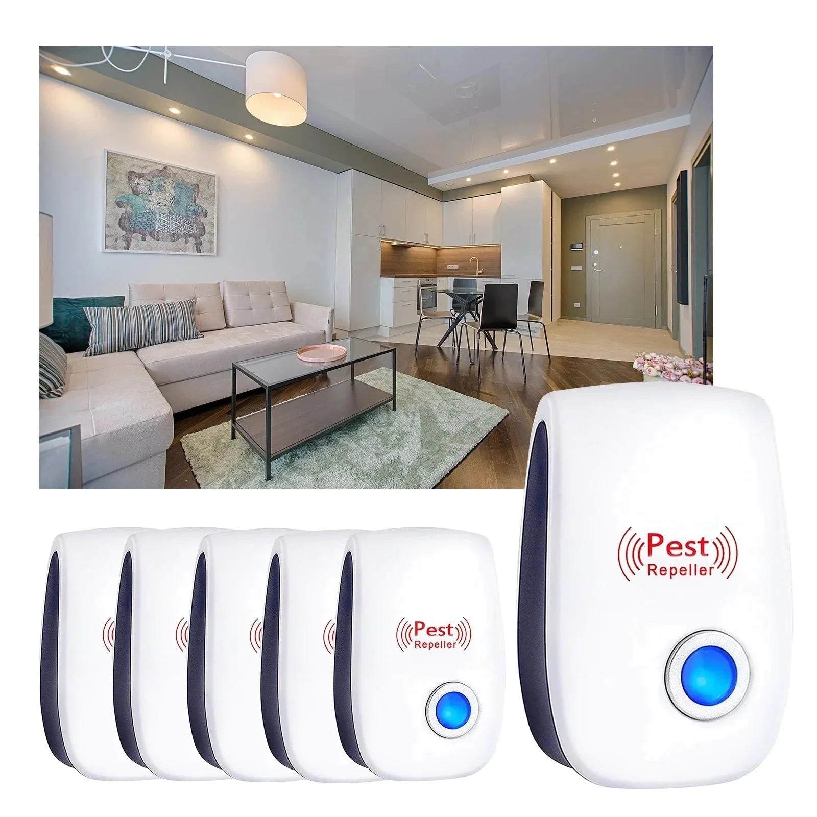 Ultrasonic Pest Repeller Electronic Plug in Pest Control