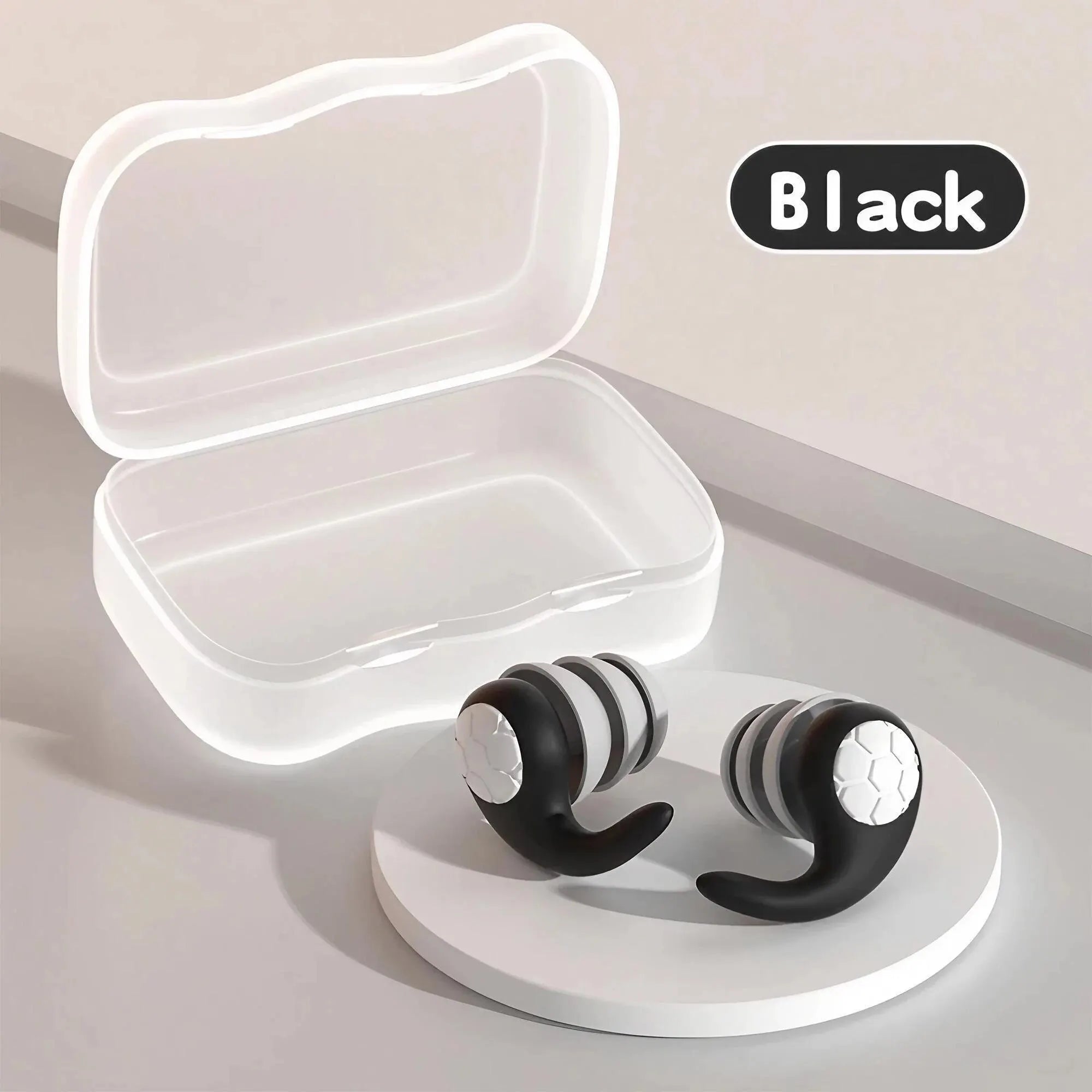 1 Pair Soft Silicone Earplugs - Noise Canceling