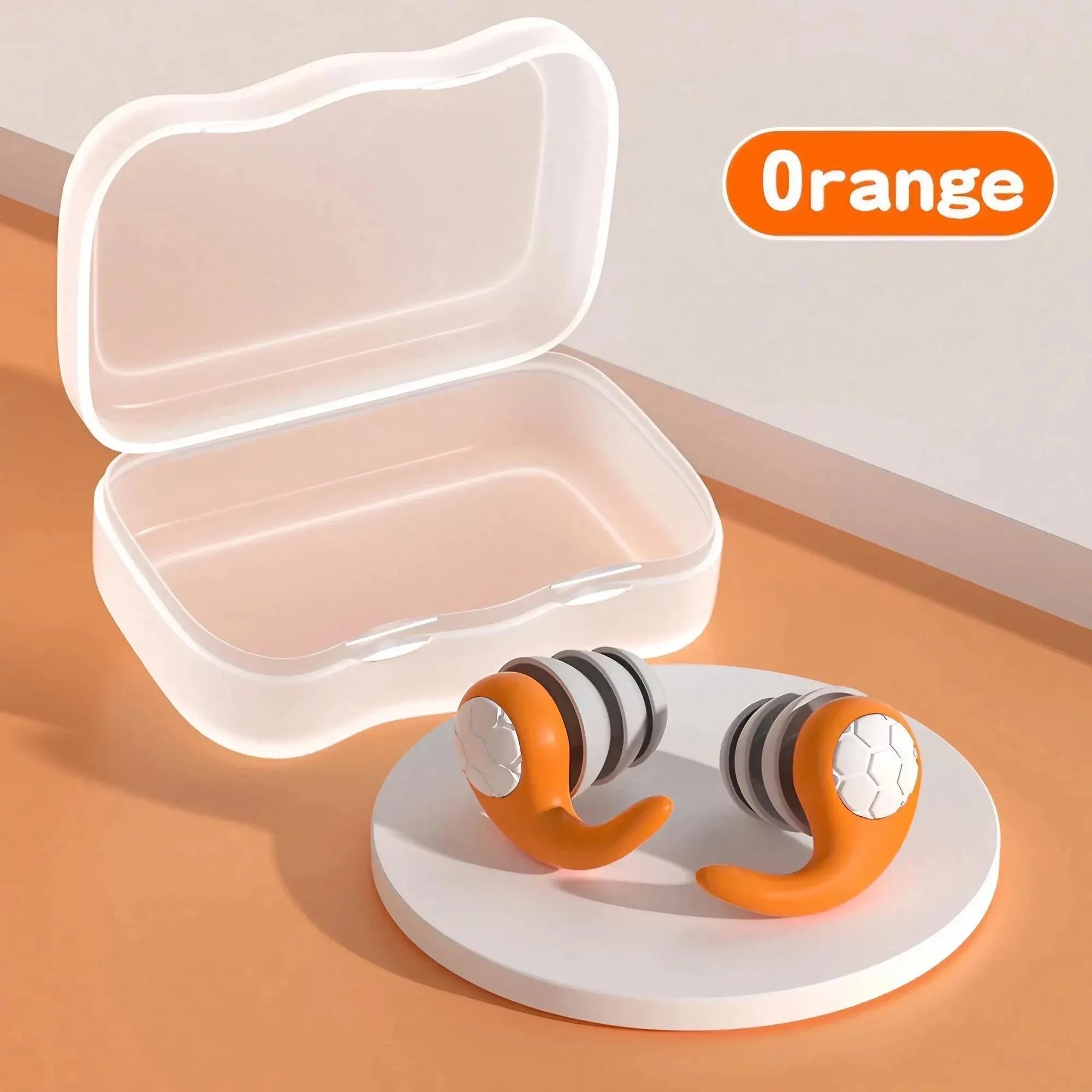 1 Pair Soft Silicone Earplugs - Noise Canceling