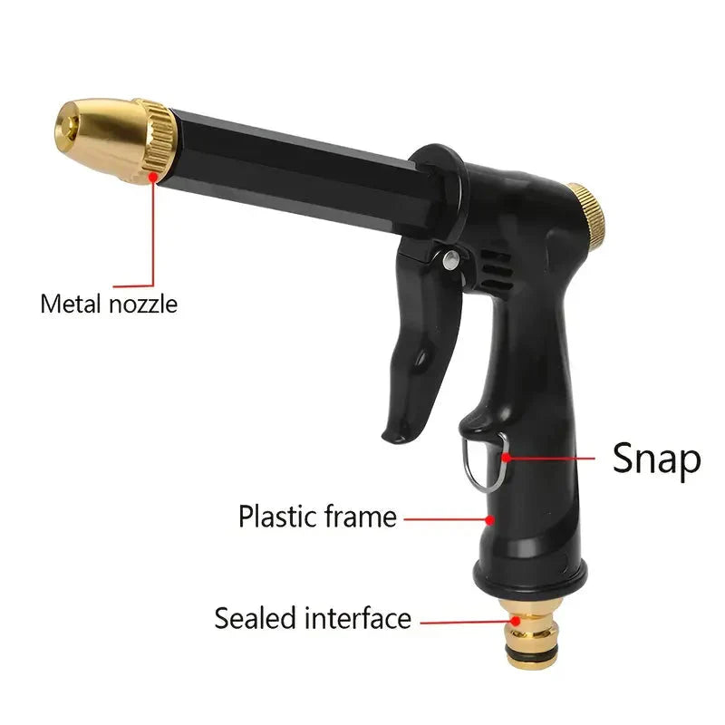 Portable High Pressure Water Hose Nozzle Spray