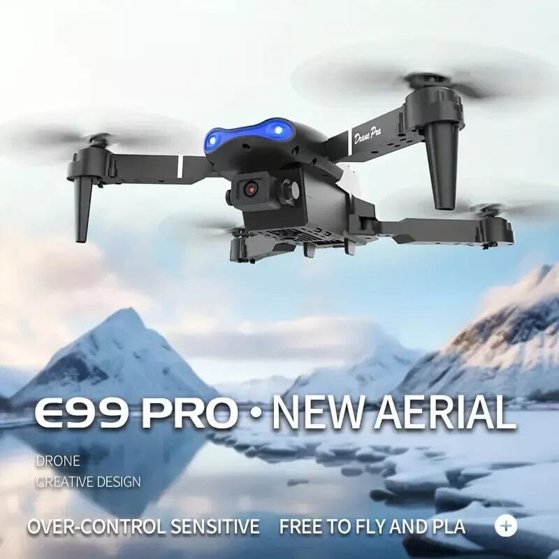 RC Pro Drone With 4K HD Dual Camera WiFi FPV Foldable Quadcopter