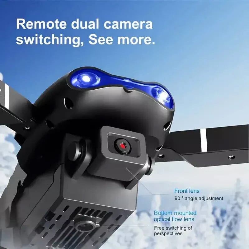 RC Pro Drone With 4K HD Dual Camera WiFi FPV Foldable Quadcopter