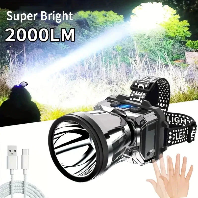 Super Bright USB Charging Headlight